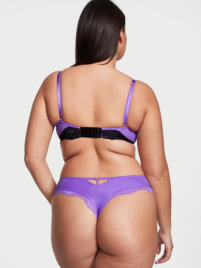 Smooth Cutout Back Thong Panty