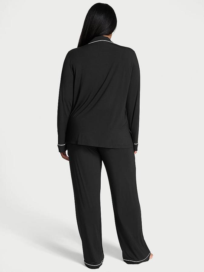 Modal Soft Long Pajama Set image number 1