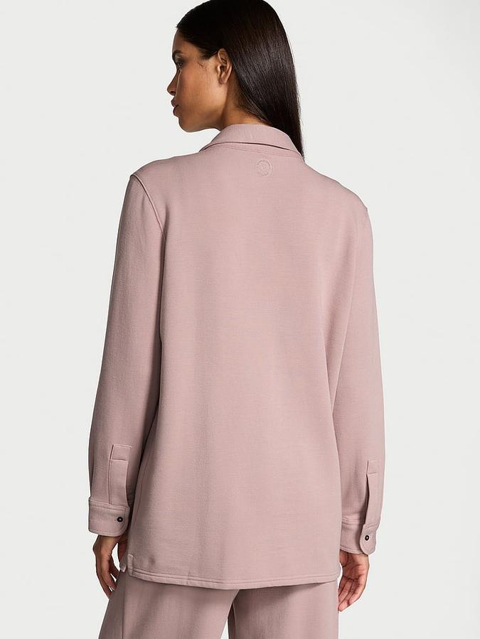 Brushed Modal Fleece Oversized Shirt image number 1