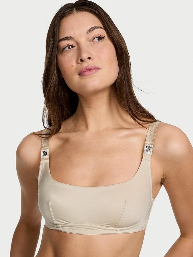 Shine Strap Scoop Bralette