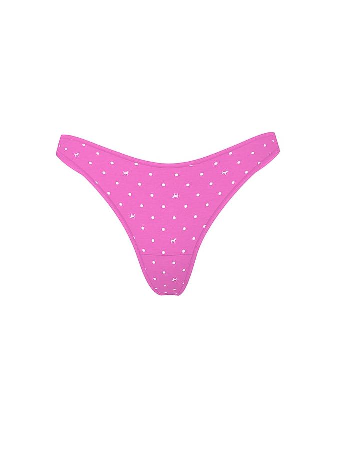 Cotton High-Leg Thong Panty image number 2