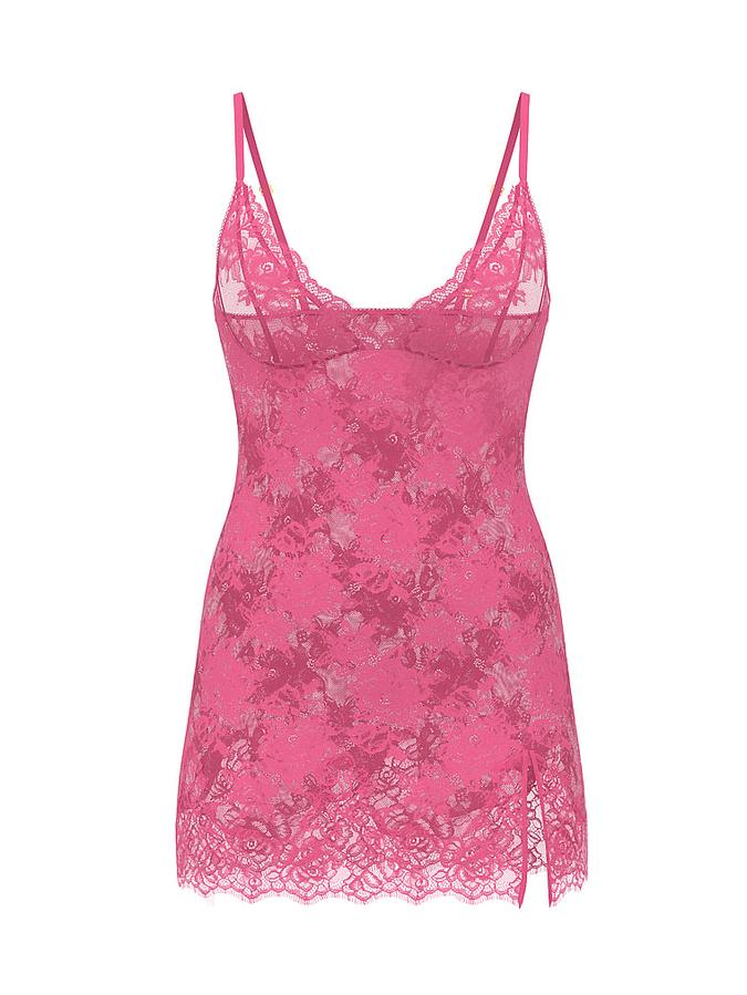Rose Lace Short Slip Dress image number 2