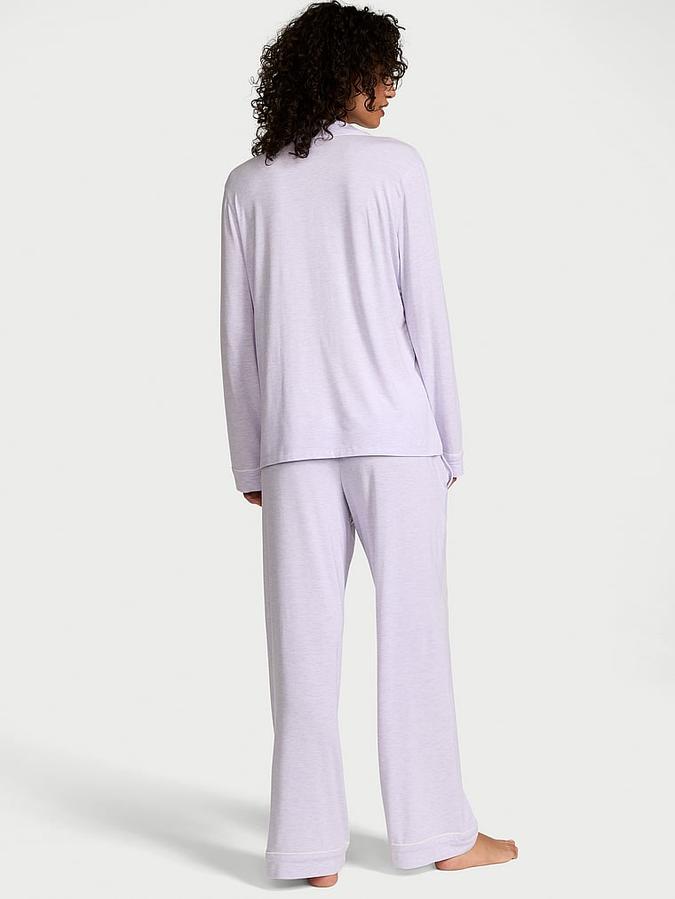 Modal Soft Long Pajama Set image number 1