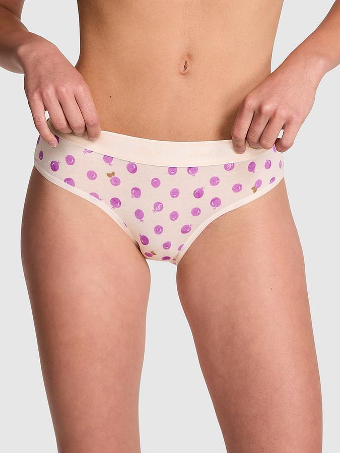 Logo Cotton Hiphugger Panty
