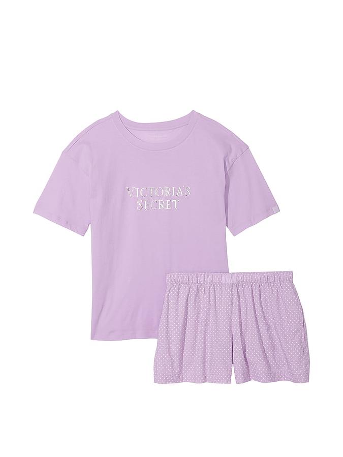 Buy Cotton Short TeeJama Set Online Victoria's Secret India