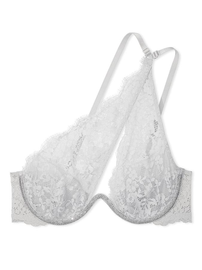 Twinkle Lace One-Shoulder Monowire Bra image number 2