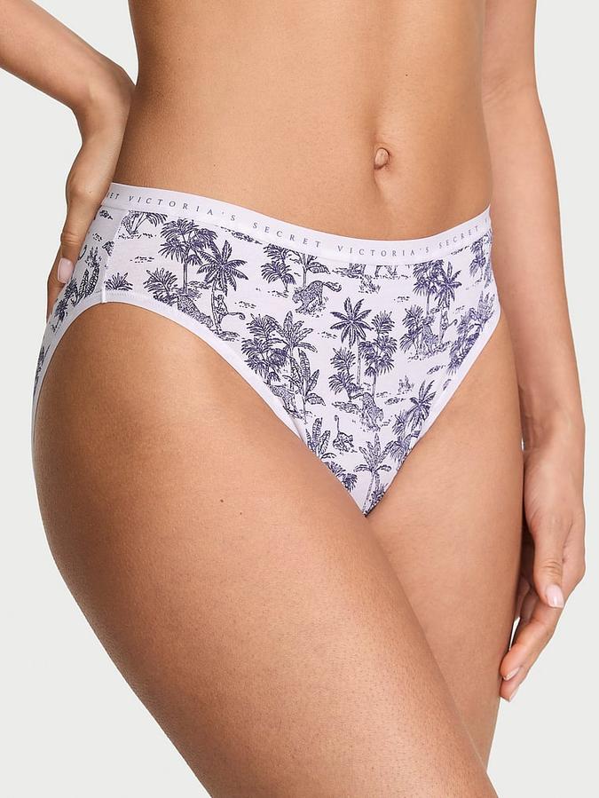 Stretch Cotton High-Leg Brief Panty