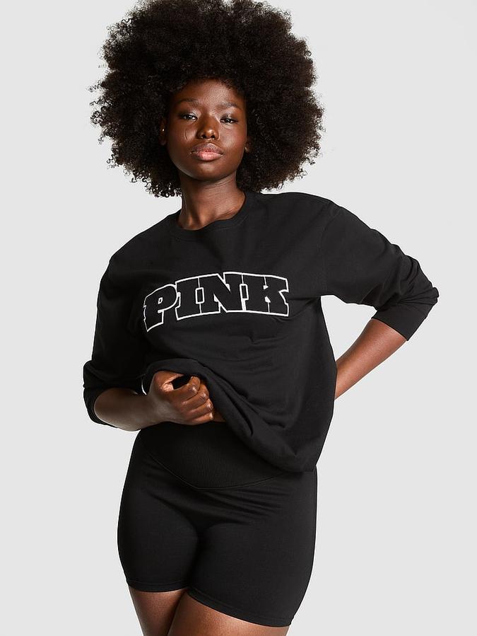 Campus Cotton Long-Sleeve Tee