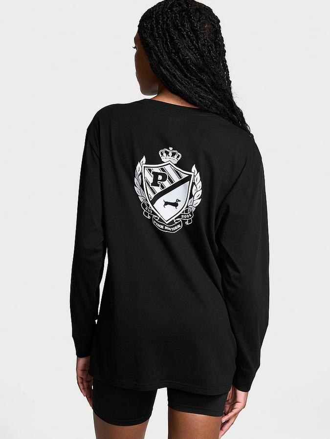 Campus Cotton Long-Sleeve Tee image number 1