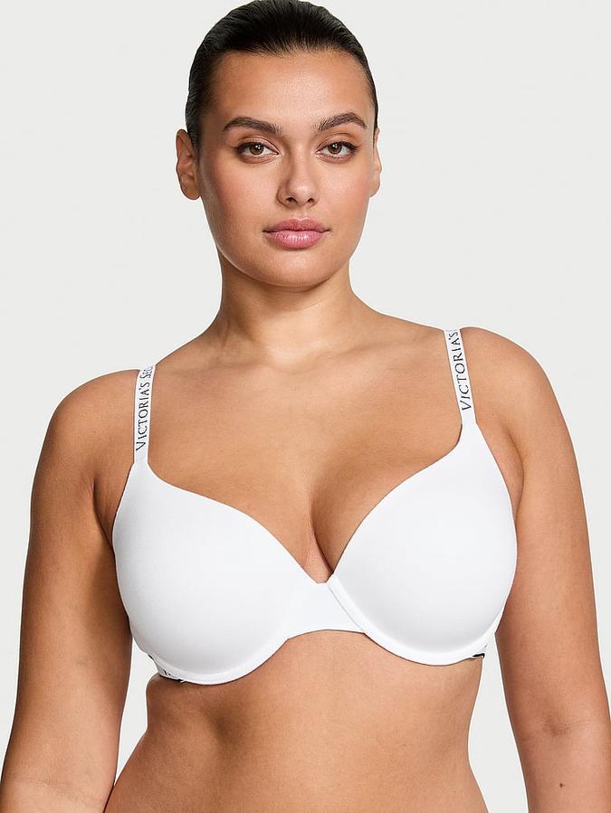 Lightly Lined Cotton Demi Bra image number 0