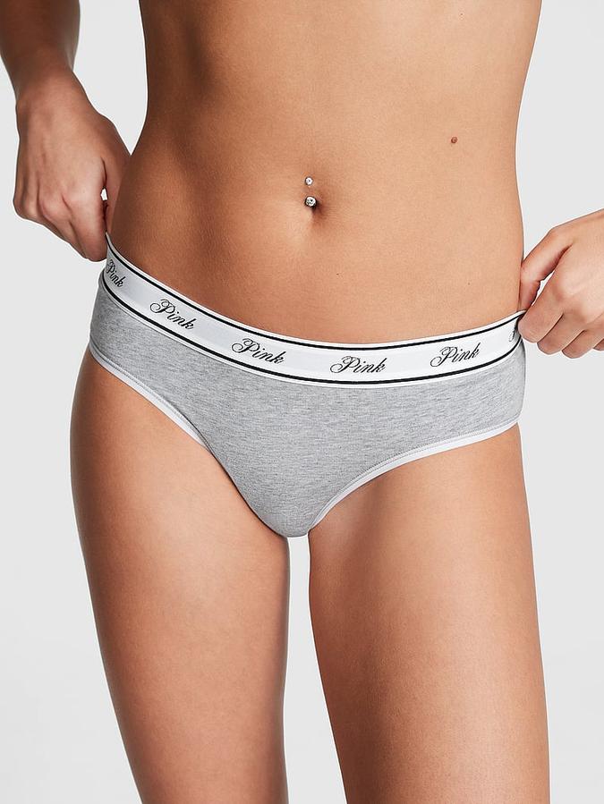 Logo Cotton Hiphugger Panty
