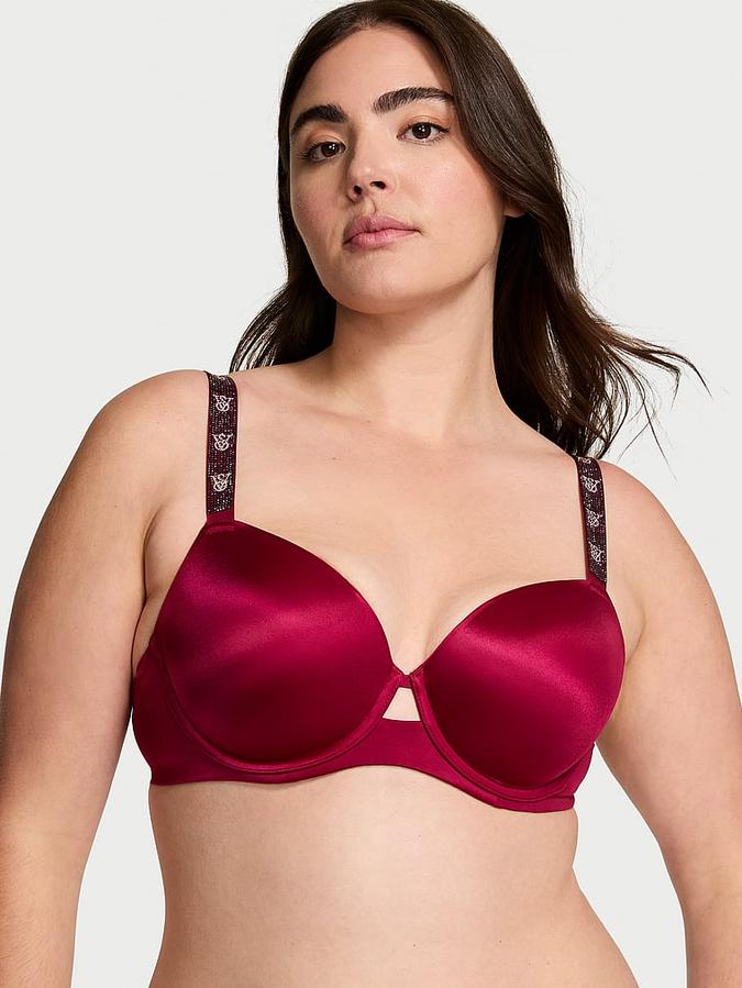 Shine Strap Lightly Lined Demi Bra image number 0