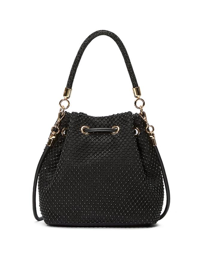 The Victoria Mini Bucket Bag Black