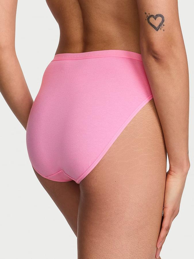 Stretch Cotton High-Leg Brief Panty