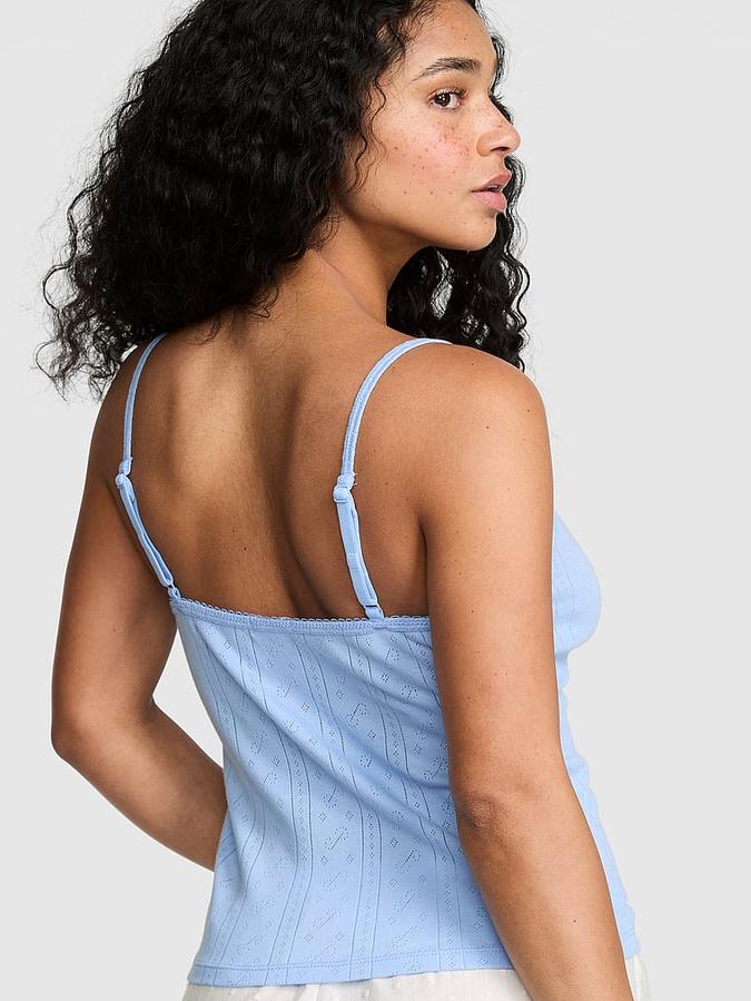 Pointelle Sweetheart Cami