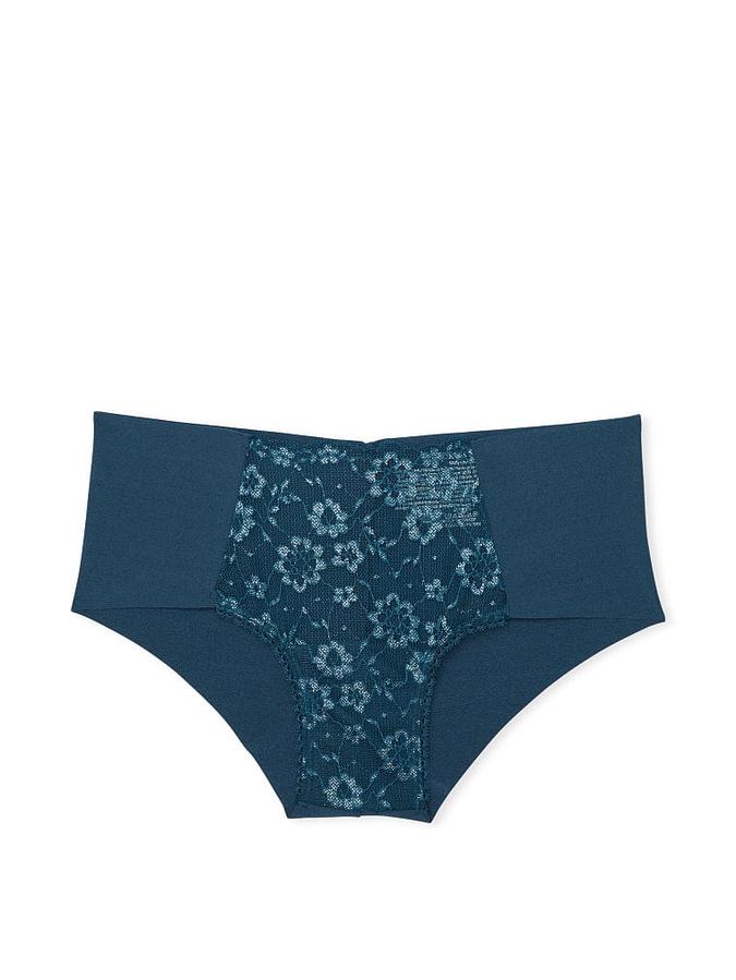 Shimmer Lace-Inset No-Show Cheeky Panty image number 2