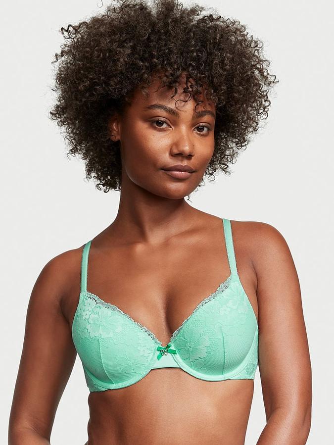 Lightly Lined Lace Full Coverage Bra image number 0