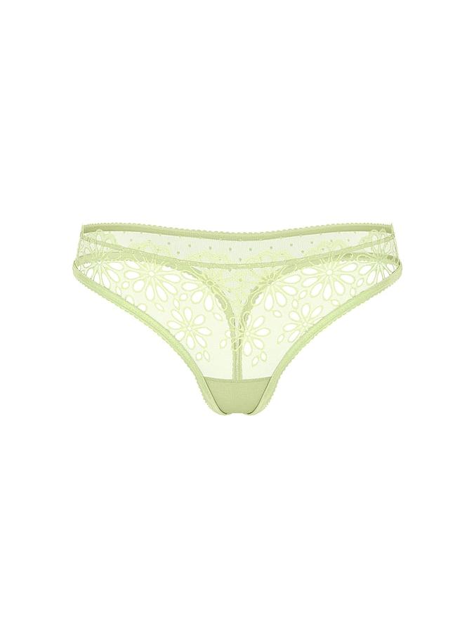 Eyelet Mesh Thong Panty image number 2