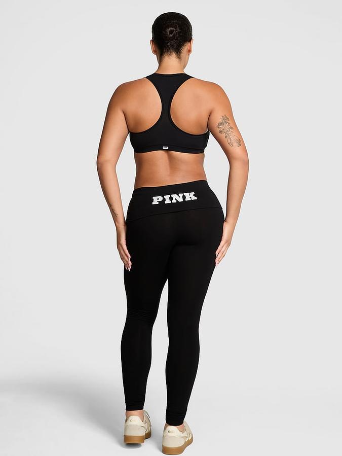 All-Day Cotton Foldover Leggings image number 1