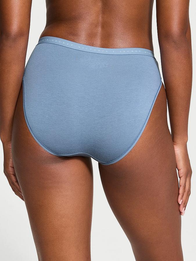 Stretch Cotton High-Leg Brief Panty