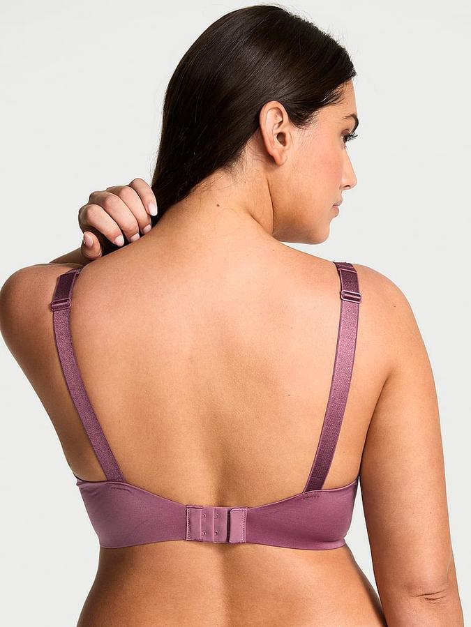 Shine Strap Lightly Lined Low-Cut Demi Bra