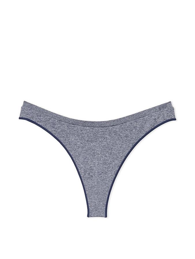 Seamless High-Leg Thong Panty image number 1