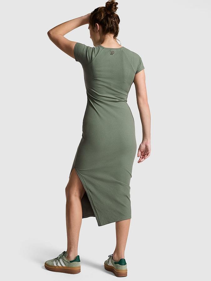 Contour Ribbed Midi Dress image number 1