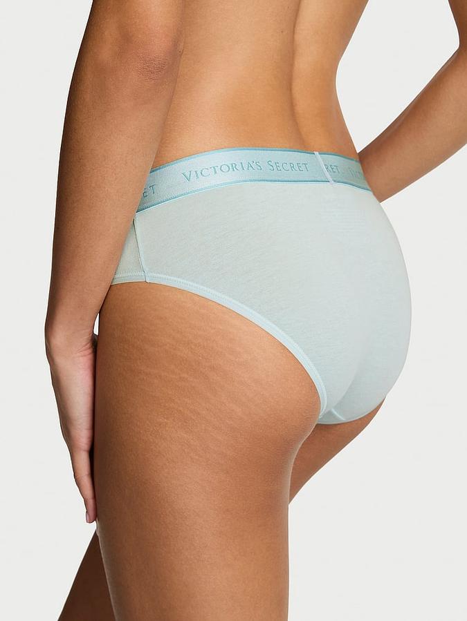 Logo Cotton Hiphugger Panty