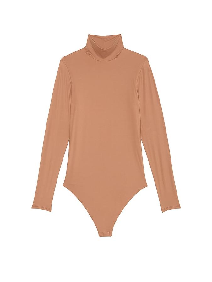 BODYWEAR by Victoria with FeatherSoft&trade; Innovation Turtleneck Bodysuit image number 2