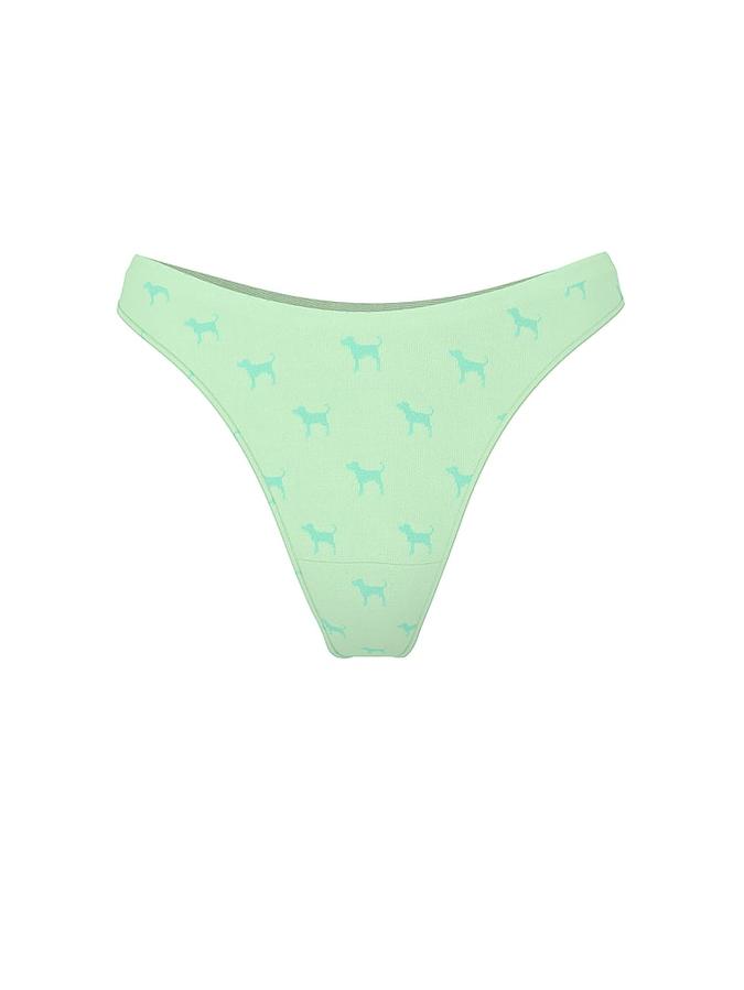 Seamless High-Leg Thong Panty image number 2