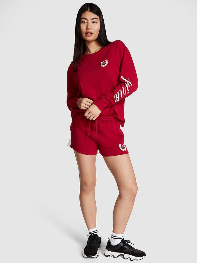 Ivy Fleece Relaxed Shorts image number 3