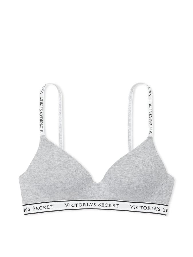 Lightly Lined Wireless Cotton Bra image number 0