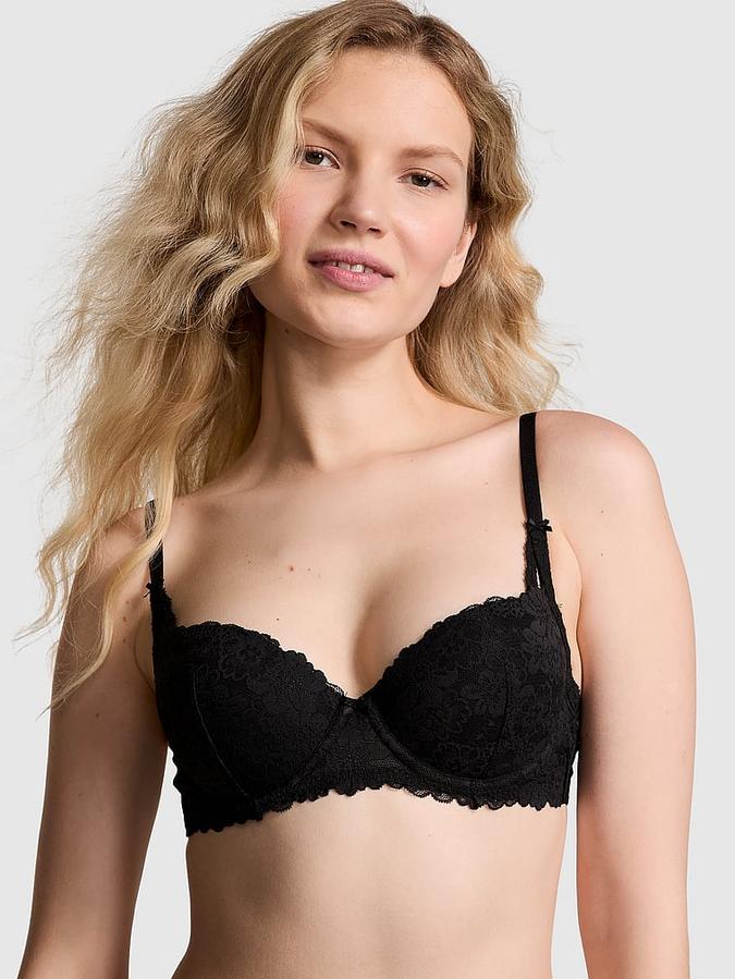 Wink Push-Up Balconette Bra image number 0