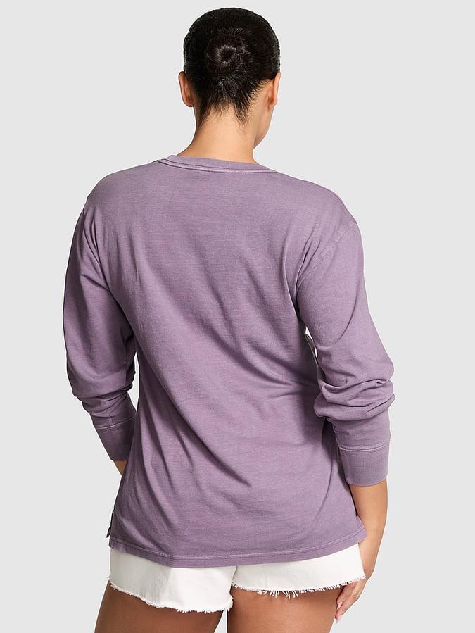 Campus Cotton Long-Sleeve Tee