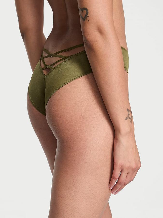 Strappy-Back High-Leg Cheeky Panty