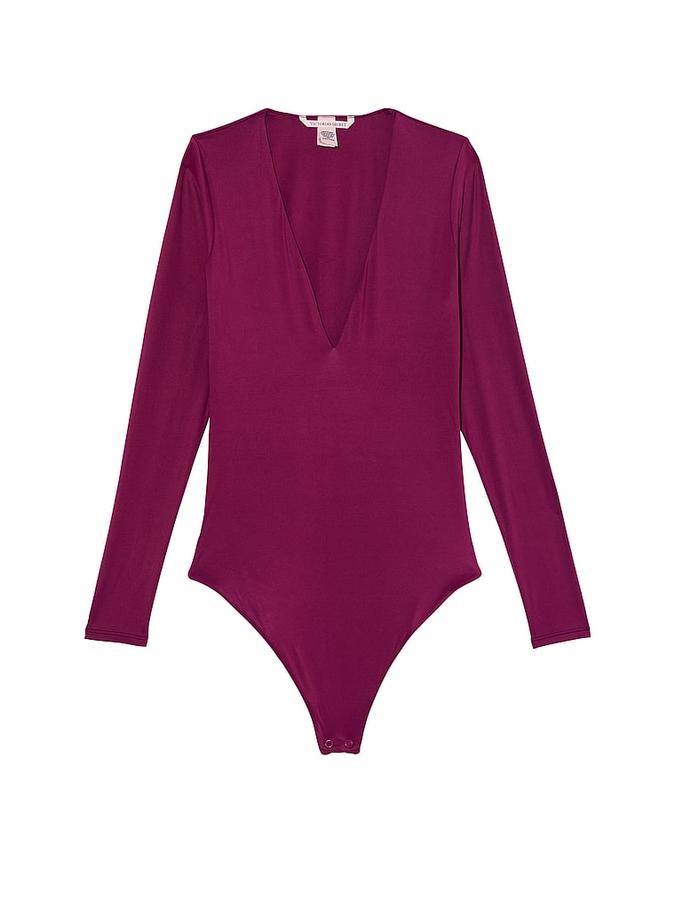 BODYWEAR by Victoria with FeatherSoft™ Innovation V-Neck Bodysuit image number 0