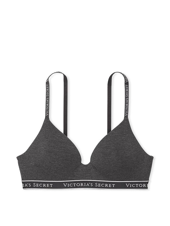 Lightly Lined Wireless Cotton Bra image number 2
