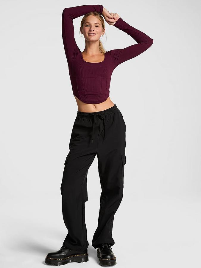 Brushed Woven Cargo Pants image number 0