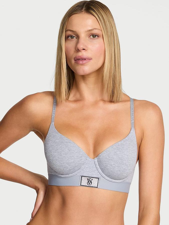 Shine Patch Lightly Lined Demi Bra