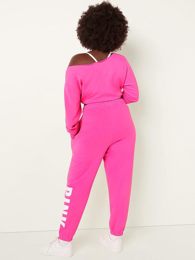 Fleece Baggy Campus Sweatpants image number 1