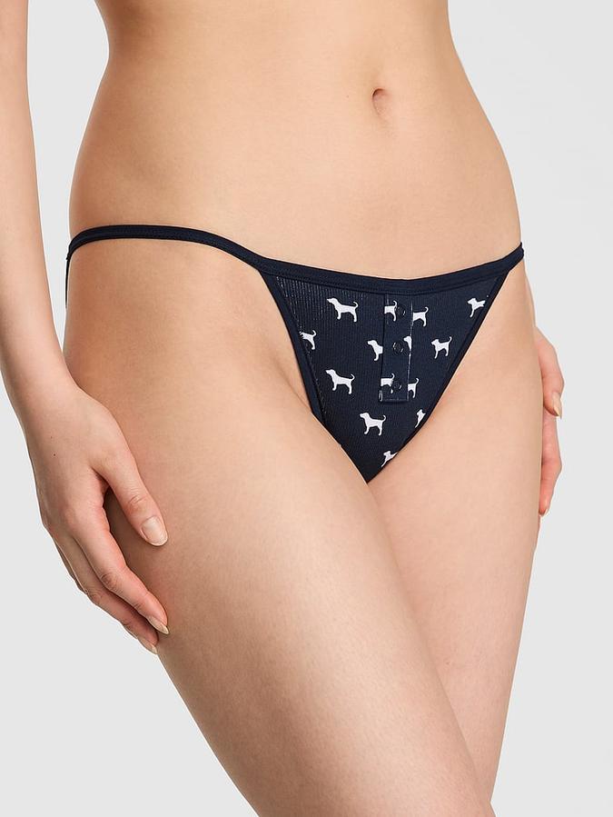 Cotton String Bikini Panty image number 0