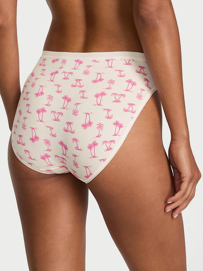 Stretch Cotton High-Leg Brief Panty image number 1