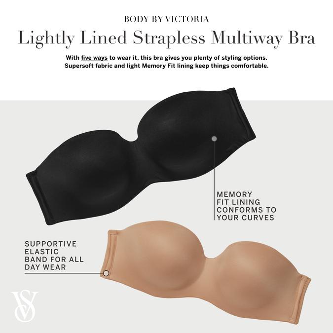 Lightly Lined Strapless Bra image number 3