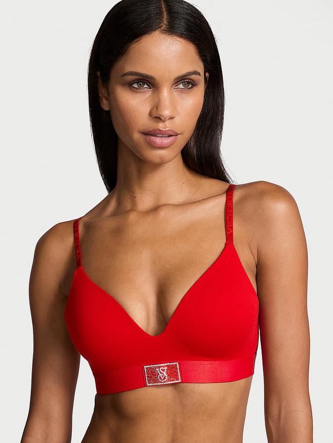 Shine Patch Lightly Lined Wireless Bra image number 0