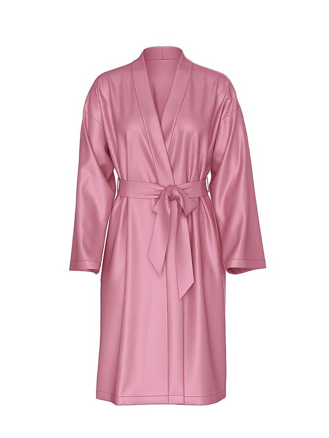 Signature Satin Midi Robe image number 2