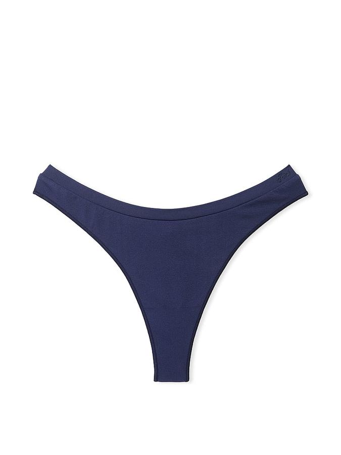 Seamless High-Leg Thong Panty image number 0