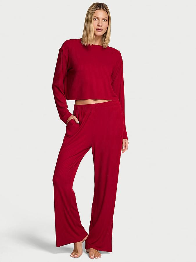 Modal Wide-Rib Long Lounge Set