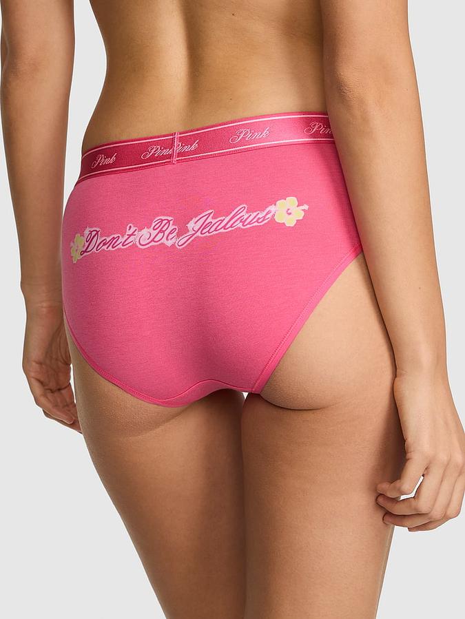 Logo Cotton Hiphugger Panty