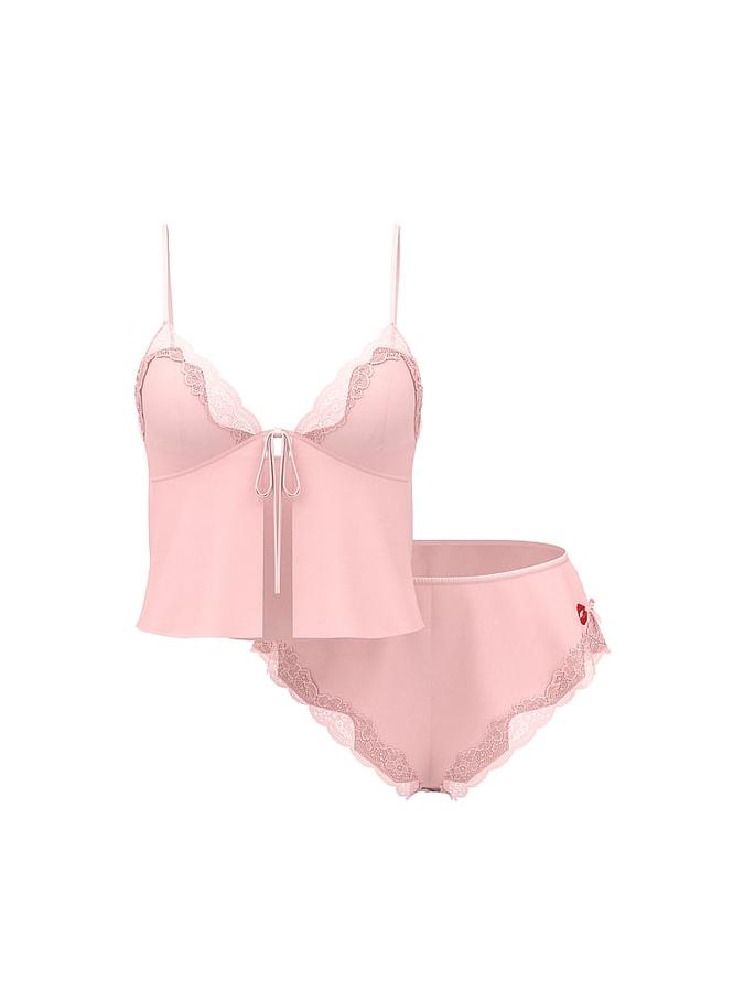 Tease Satin & Chiffon Flyaway Cami Set image number 2