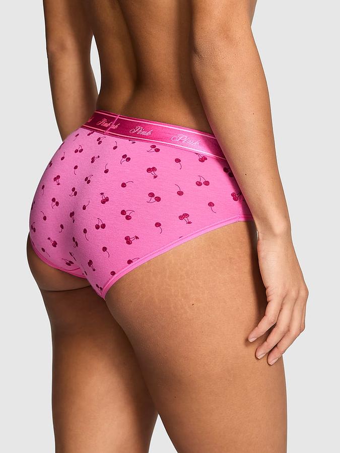 Logo Cotton Hiphugger Panty